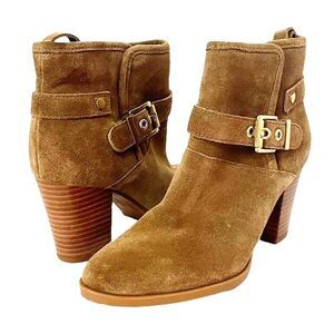 Franco Sarto Brown Ankle Boots